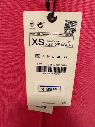Giacca Zara Rosa XS