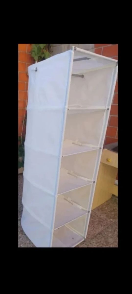 Armario Tela Metálico Blanco 150x50x46