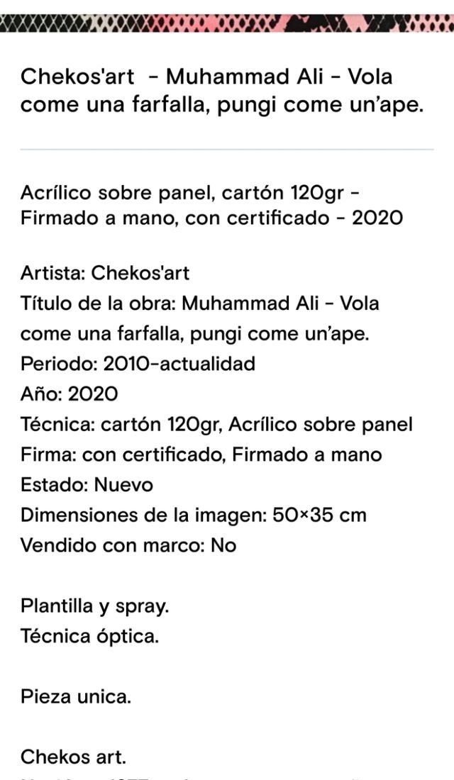 Chekos'art: Muhammad Ali