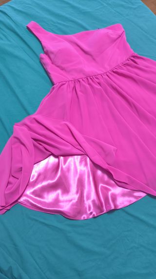 Vestido fiesta rosa