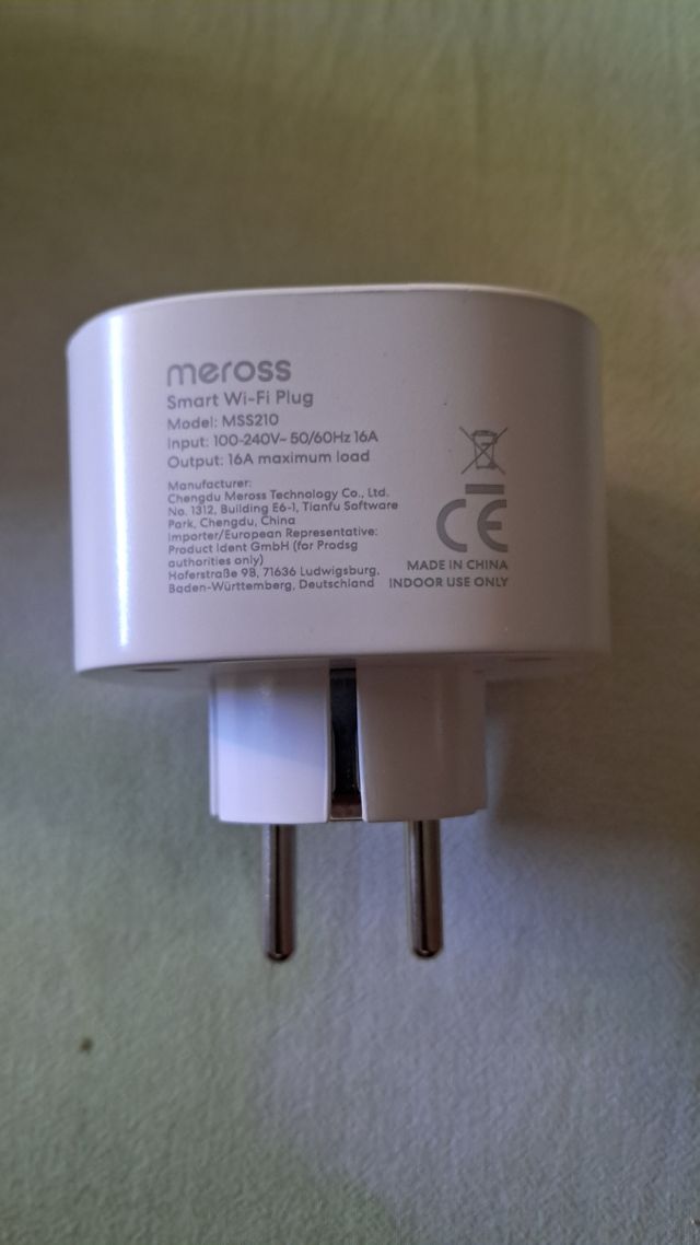 Smart Wi-Fi Plug MSS210 Apple HomeKit