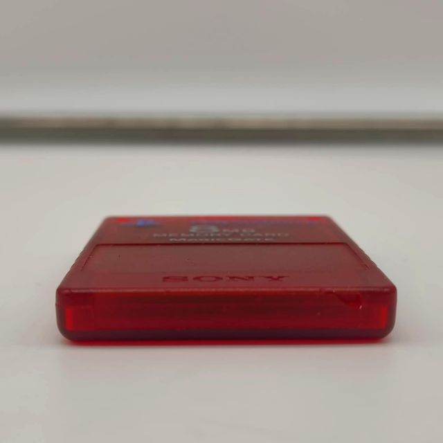 Memory Card Sony 8MB PS2 PlayStation 2 - Rossa