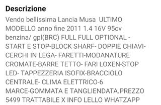 Lancia Musa 2011