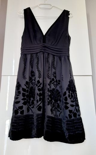 Vestido negro fiesta talla S