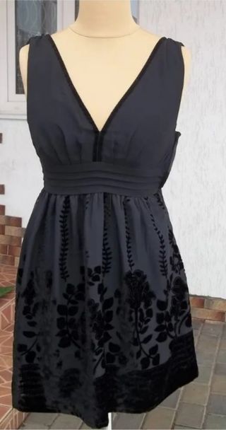 Vestido negro fiesta talla S