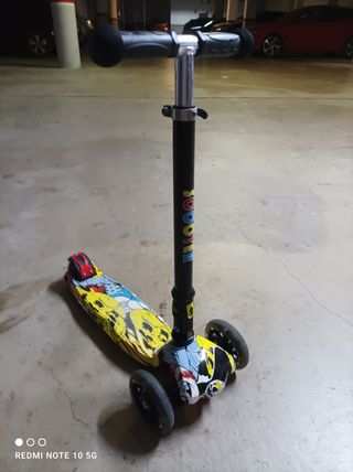 Patinete infantil SC-OOTER ruedas con luces 
