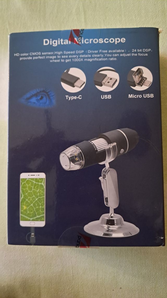 Microscopio Digitale 1000x USB