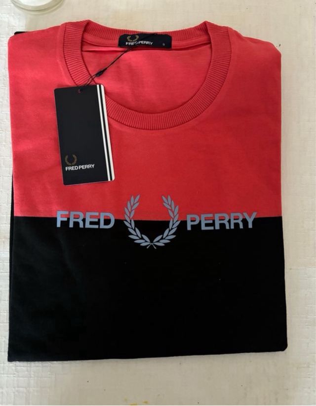 Camiseta Fred Perry bicolor