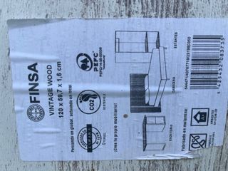 Tablero madera blanco decapé