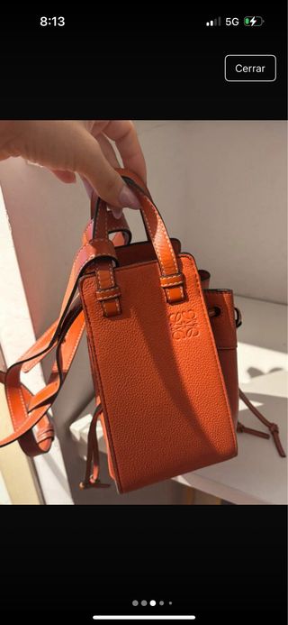Bolso Loewe Hammock mini naranja