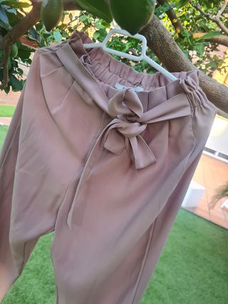 Pantalones ONLY rosa palo XS