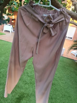 Pantalones ONLY rosa palo XS