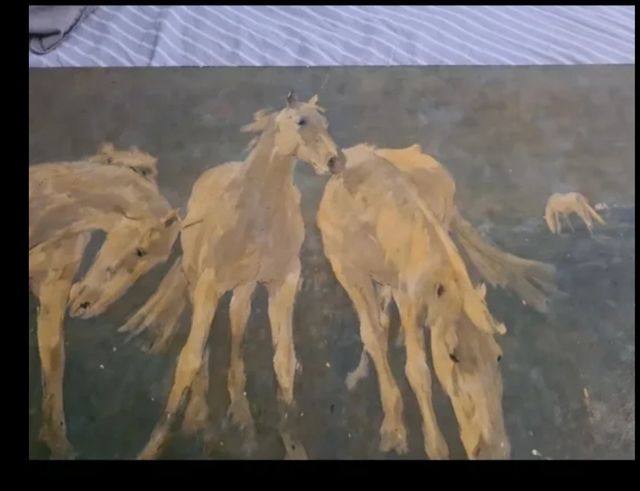 Ricardo Galdón Arenys óleo de cavalo. Sem envios