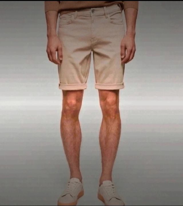 Bermuda Mango beige Slim fit