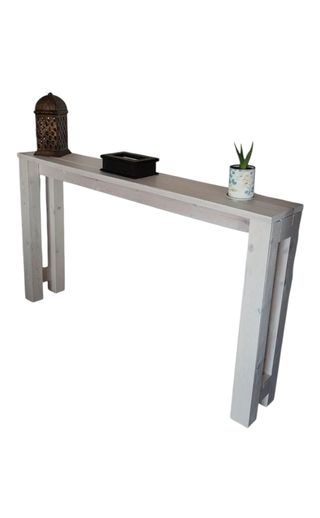 Consola recibidor blanca 