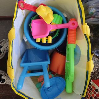 Giochi spiaggia colorati
