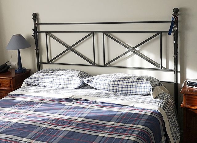 Cabecero cama metal gris 150cm