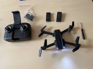 Minidron Plegable Negro con estuche 