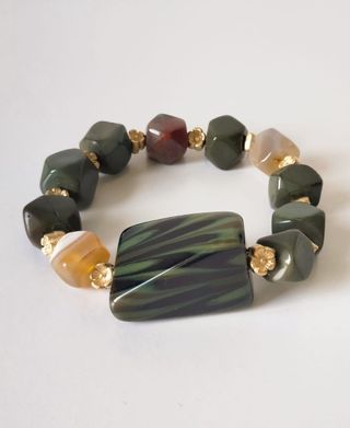 Bracciale vintage pietre naturali 