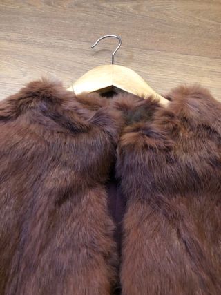 Chaqueta Piel Conejo Vintage Talla M