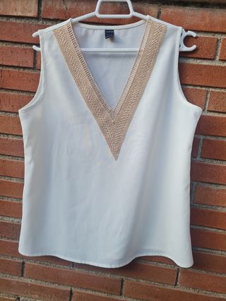 Blusa Shein blanca talla S
