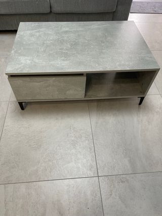 Tavolino grigio 90x60x35