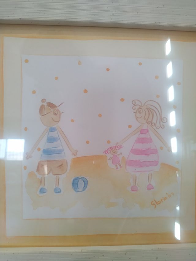 2 Cuadros infantiles acuarela