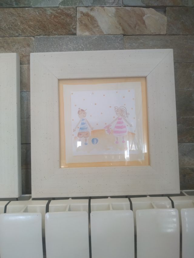 2 Cuadros infantiles acuarela