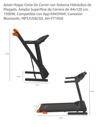 Cinta correr Astan Hogar AH-FT1050