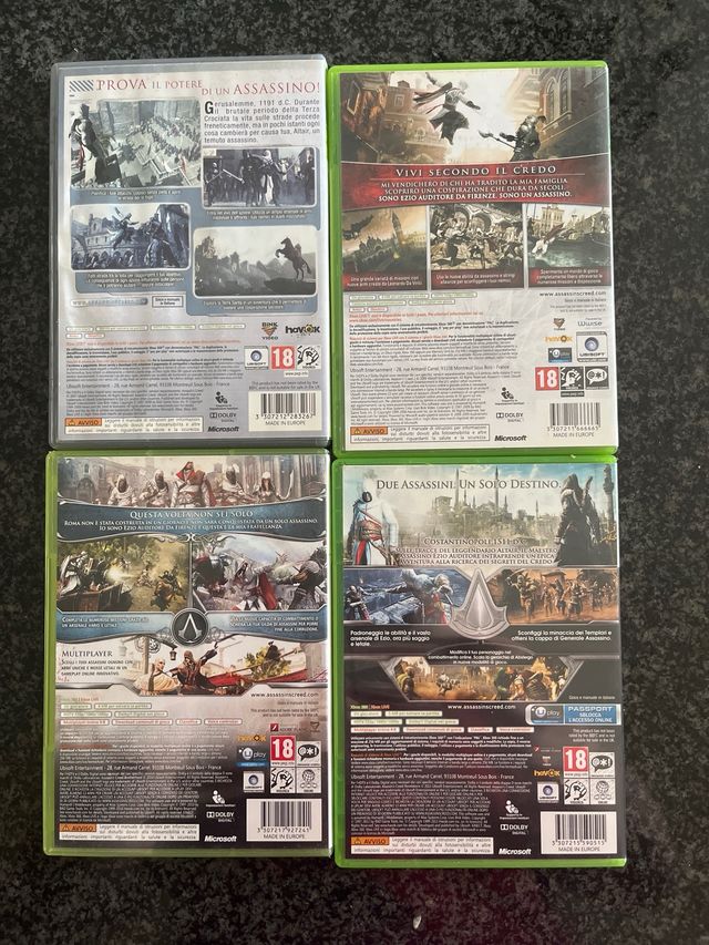 Lotto giochi Assassin’s Creed Xbox 360