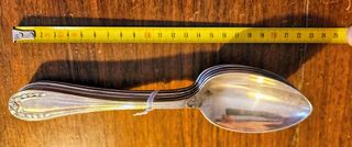 6 Cucharas Antiguas Plata