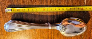 6 Cucharas Antiguas Plata