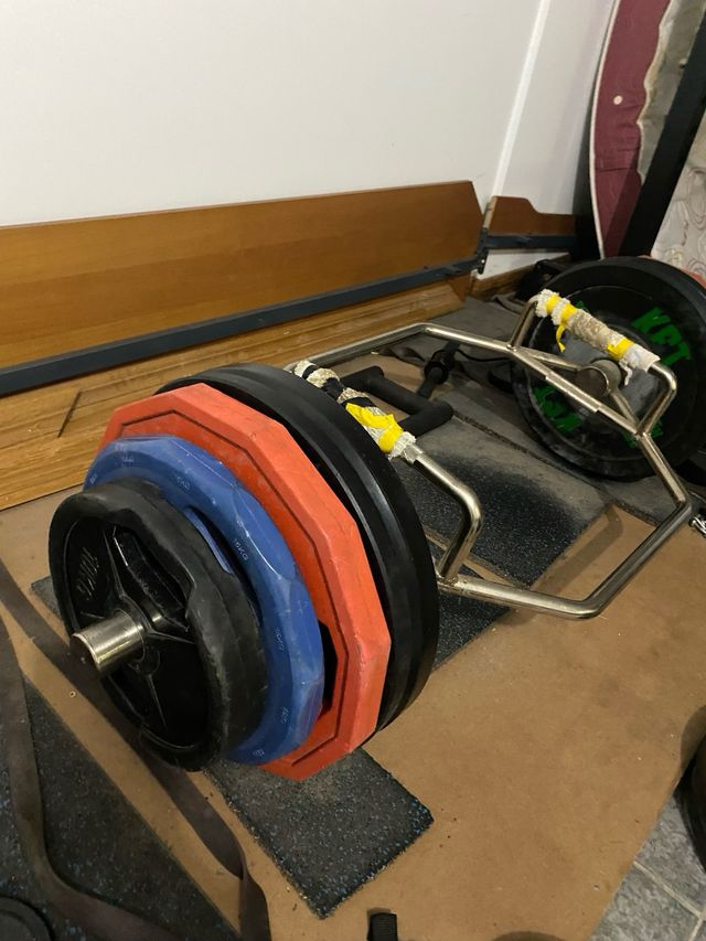 Barra Hexagonal para discos olimpicos