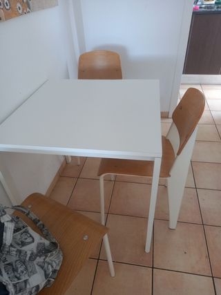 Mesa VIHAL Ikea 74x74cm blanca