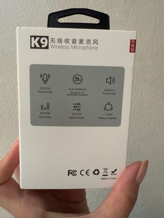 Microfono Wireless K9 iPhone