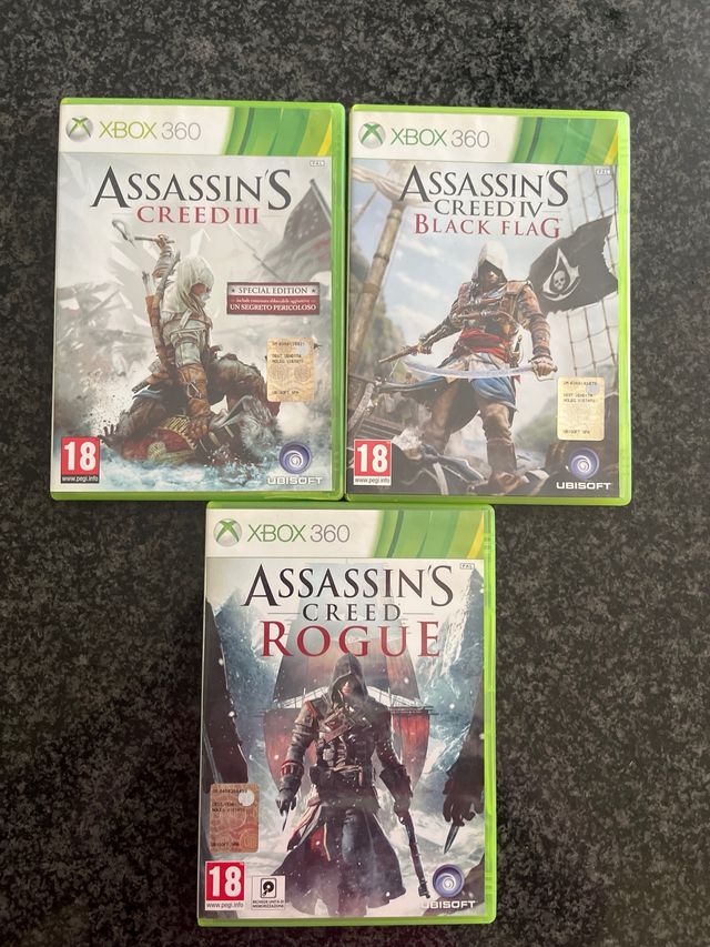 3x Assassin's Creed Xbox 360