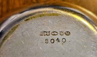  5 ciotole per acqua in metallo argentato