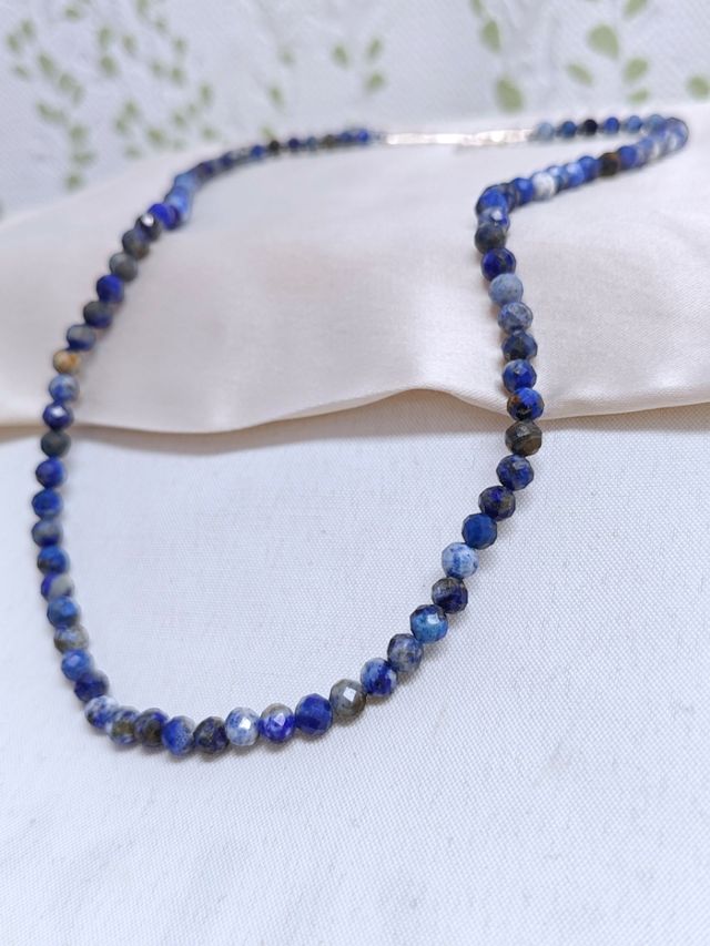 Collar Auténtico Lapislázuli Plata 925