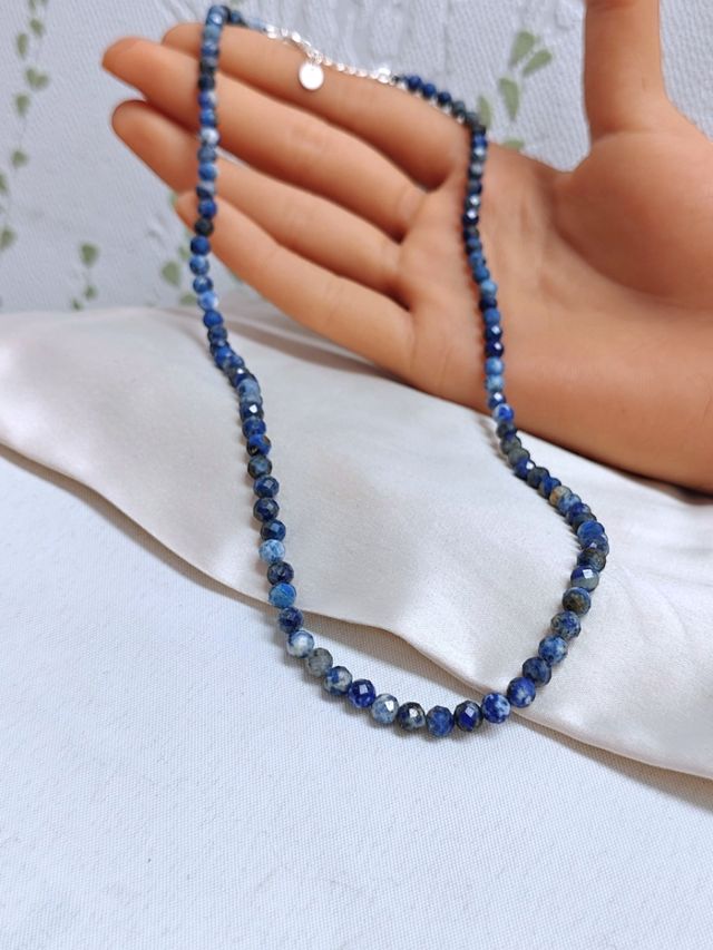 Collar Auténtico Lapislázuli Plata 925