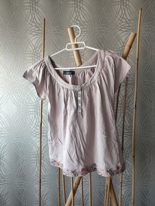 Blusa Tintoretto beige - Talla M