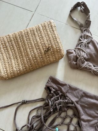 Bikini marrón thaikila - boho chic