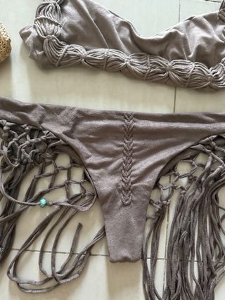 Bikini marrón thaikila - boho chic