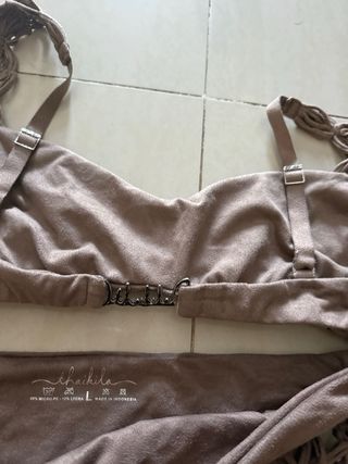 Bikini marrón thaikila - boho chic