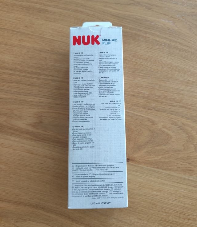 Botella NUK Mini-Me Flip 12+m.ENVÍO