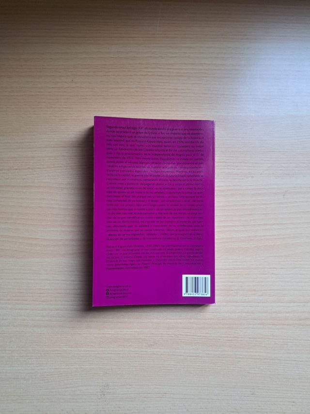 UN DÍA MÁS CON VIDA RYSZARD KAPUSCINSKI ANAGRAMA