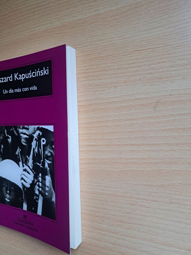 UN DÍA MÁS CON VIDA RYSZARD KAPUSCINSKI ANAGRAMA