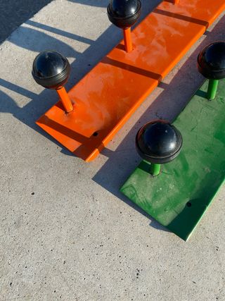 Percheros vintage industriales Francia.