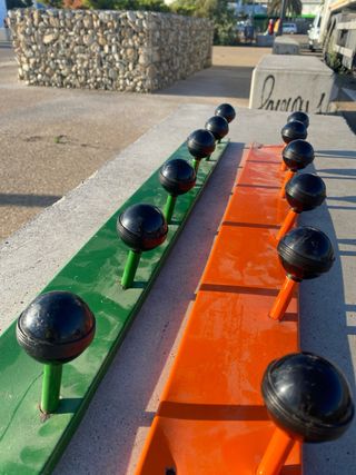 Percheros vintage industriales Francia.