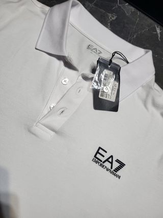 Polo EA7 Emporio Armani bianca 