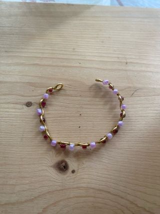 Bracciale Perle Rosa e Viola